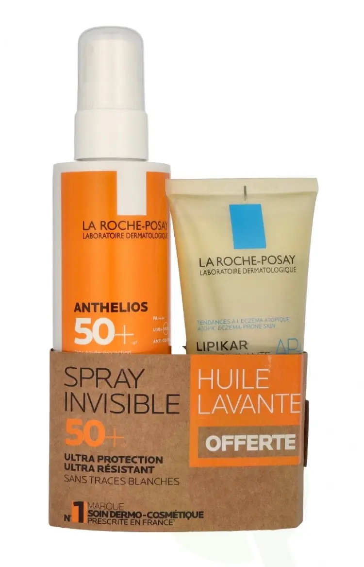 La Roche-Posay Set za zaštitu od sunca i njegu kože Anthelios + Lipikar Duo, 300 ml