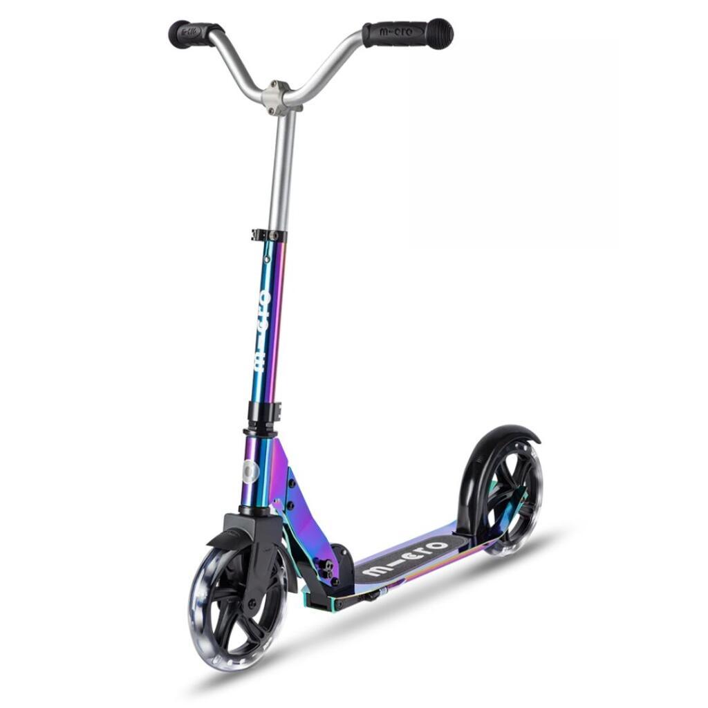 Micro Dječiji trotinet Cruiser LED, Ljubičasti